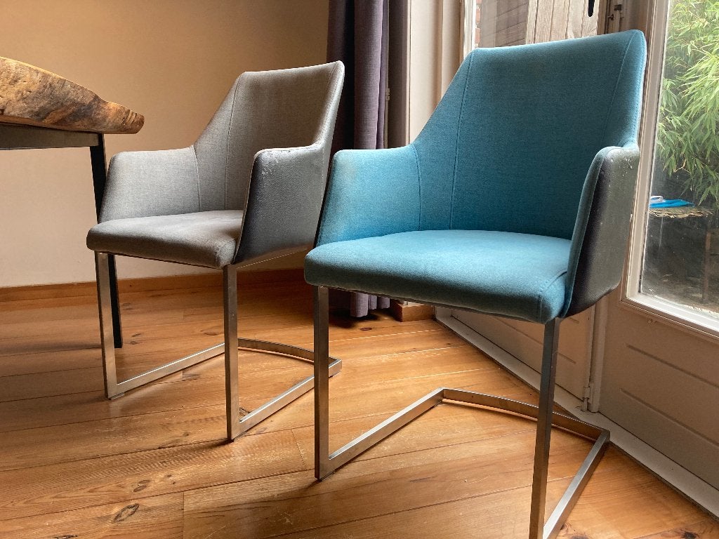 4 x eetkamerstoelen Xooon Giulietta, Ophalen, Gebruikt, Overige kleuren, Kunststof