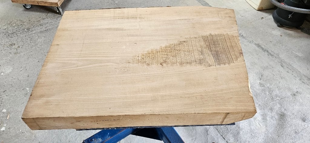 Rustiek (eiken?) plank met schors, Ophalen, Minder dan 25 mm, Eiken, Zo goed als nieuw