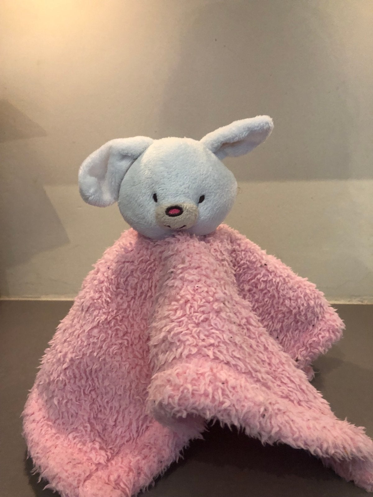 Roze knuffeldoekje konijn Op 't idee, Ophalen of Verzenden, Zo goed als nieuw, Overige typen