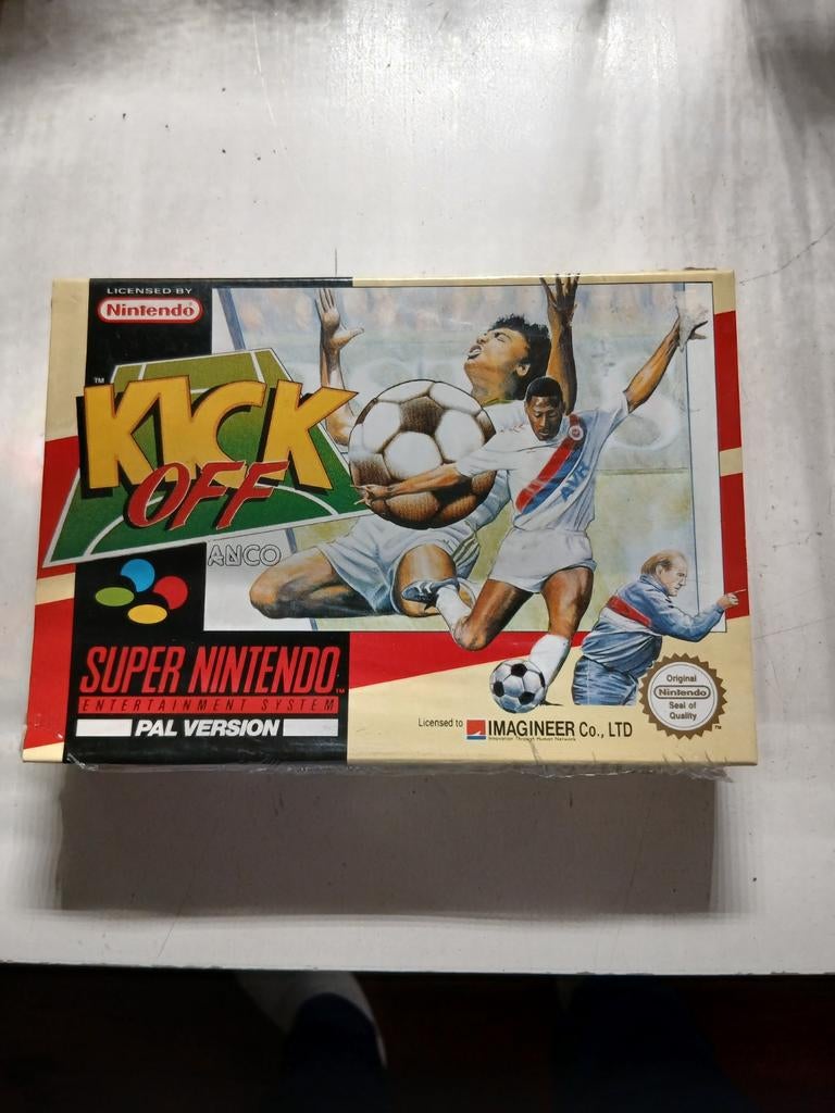 Kick Off - Nintendo Snes Sealed, Spelcomputers en Games, Games | Nintendo Super NES, Ophalen of Verzenden, Nieuw