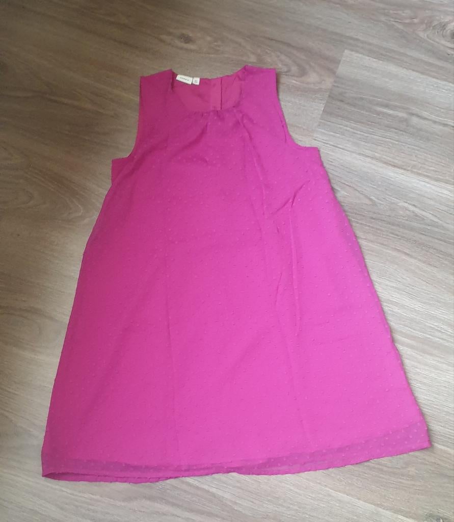 Name It roze jurk met stippen, maat 140, Kinderen en Baby's, Kinderkleding | Maat 140, Meisje, Ophalen of Verzenden, Zo goed als nieuw
