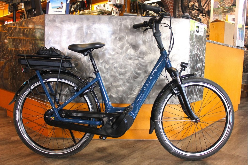 Z.G.A.N. Gazelle Orange C7 dames E-Bike 26 inch en 42cm, Niet ingevuld, Zo goed als nieuw, Minder dan 47 cm, 50 km per accu of meer