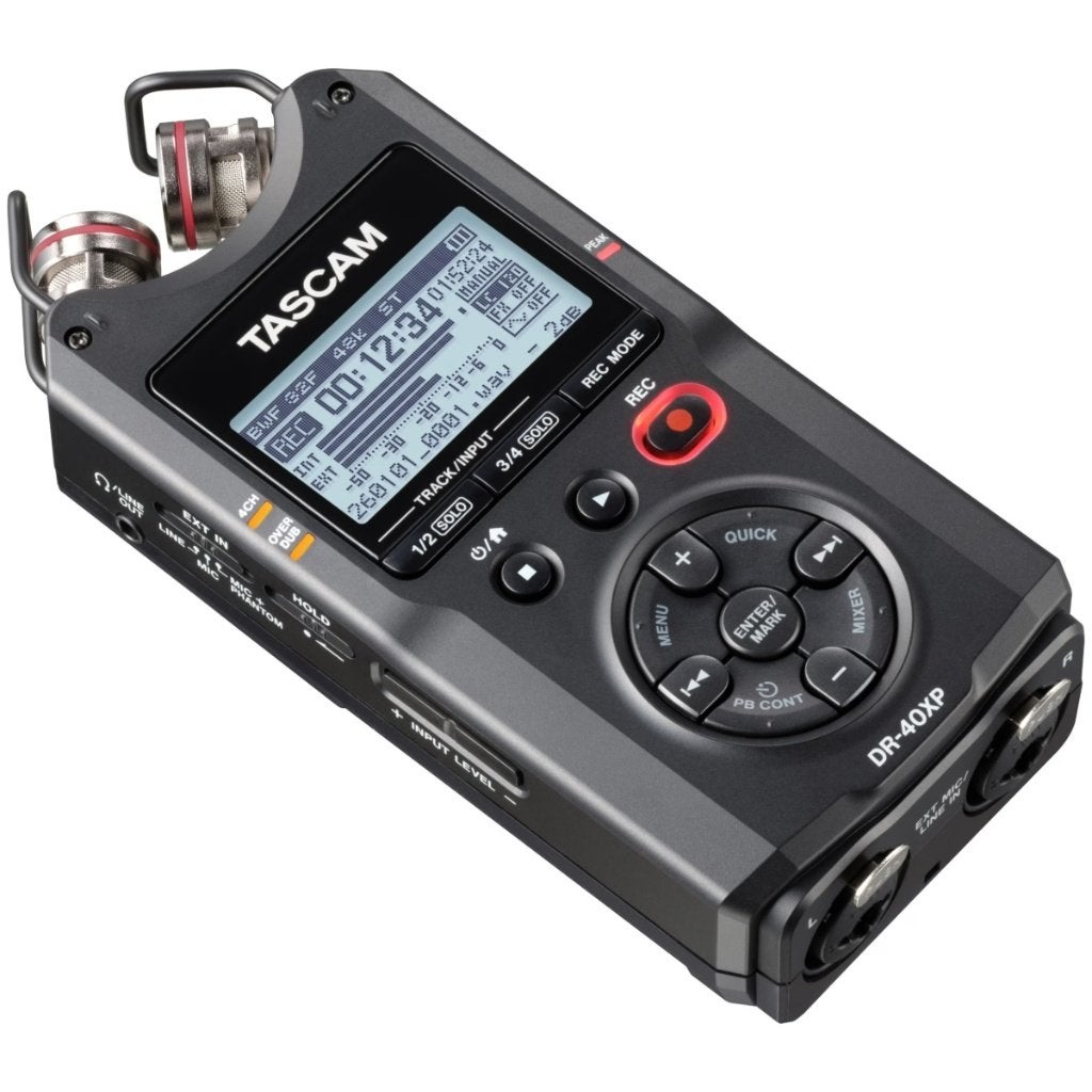 Tascam DR-40XP field recorder met 32-bit float, ., Overige typen, Nieuw, Ophalen of Verzenden