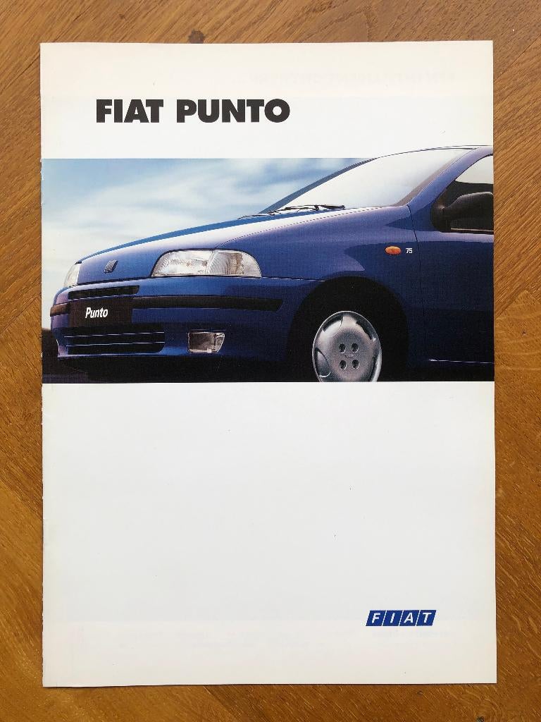 Fiat Punto folder 1994, Ophalen of Verzenden, Zo goed als nieuw, Overige merken, Fiat