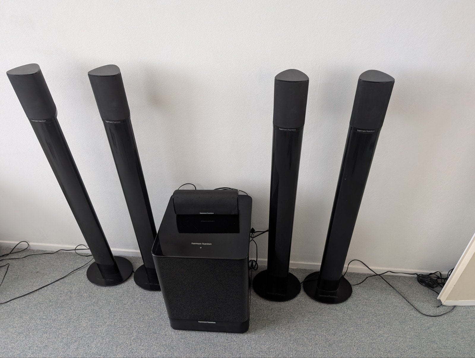 Harman Kardon 5.1 Home Cinema Systeem - SUB-TS7, 70 watt of meer, Zo goed als nieuw, 5.1-systeem, Overige spelers