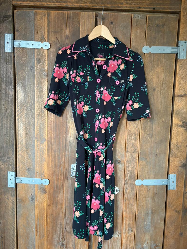 Tante Betsy jurk maat M, Kleding | Dames, Jurken, Maat 38/40 (M), Blauw, Nieuw, Ophalen of Verzenden
