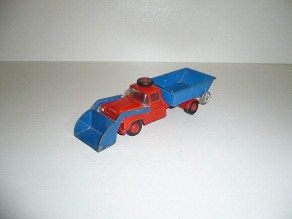 Tekno / Vilmer  Chevrolet kipper met shovel, Hobby en Vrije tijd, Ophalen of Verzenden, Gebruikt, Bus of Vrachtwagen, Tekno
