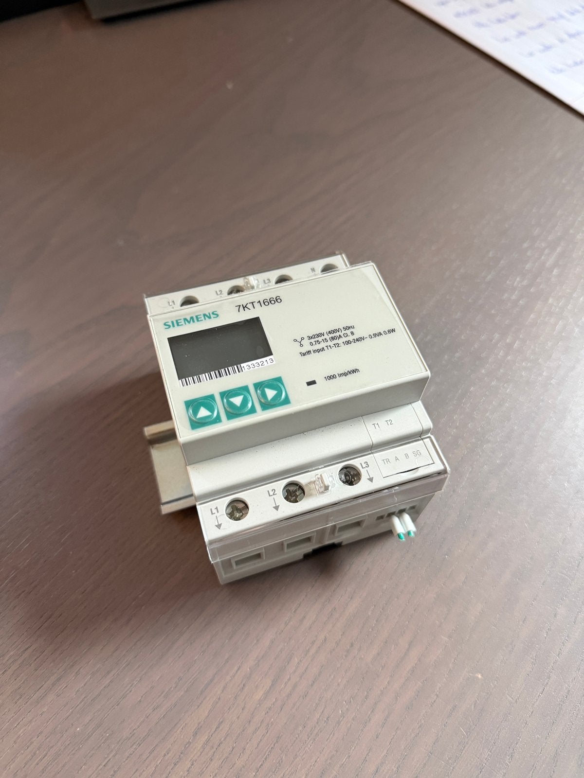 Siemens 7KT1666 MID Energiemeter, Doe-het-zelf en Verbouw, Elektra en Kabels, Ophalen of Verzenden, Zo goed als nieuw, Siemens