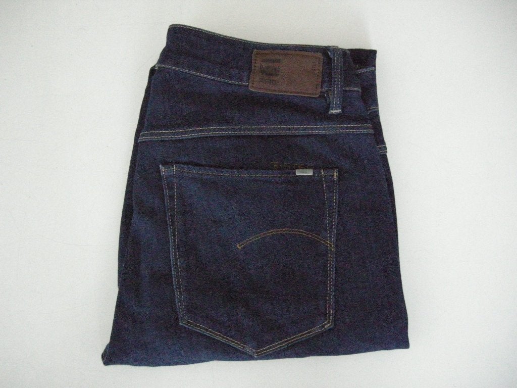 Gstar Raw 3301 high straight TU WN jeans - zgan, Ophalen, Nieuw, Blauw, W28 - W29 (confectie 36)