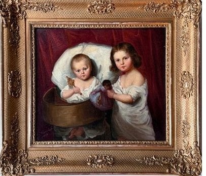 == twee kinderen==William Kemlein 1818-1900== DUITS, Ophalen of Verzenden