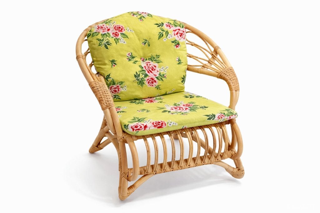 GRATIS lloyd loom hocker bij Rotan stoel fauteuil v. 89 euro, Ophalen, Overige kleuren, Nieuw, Riet of Rotan