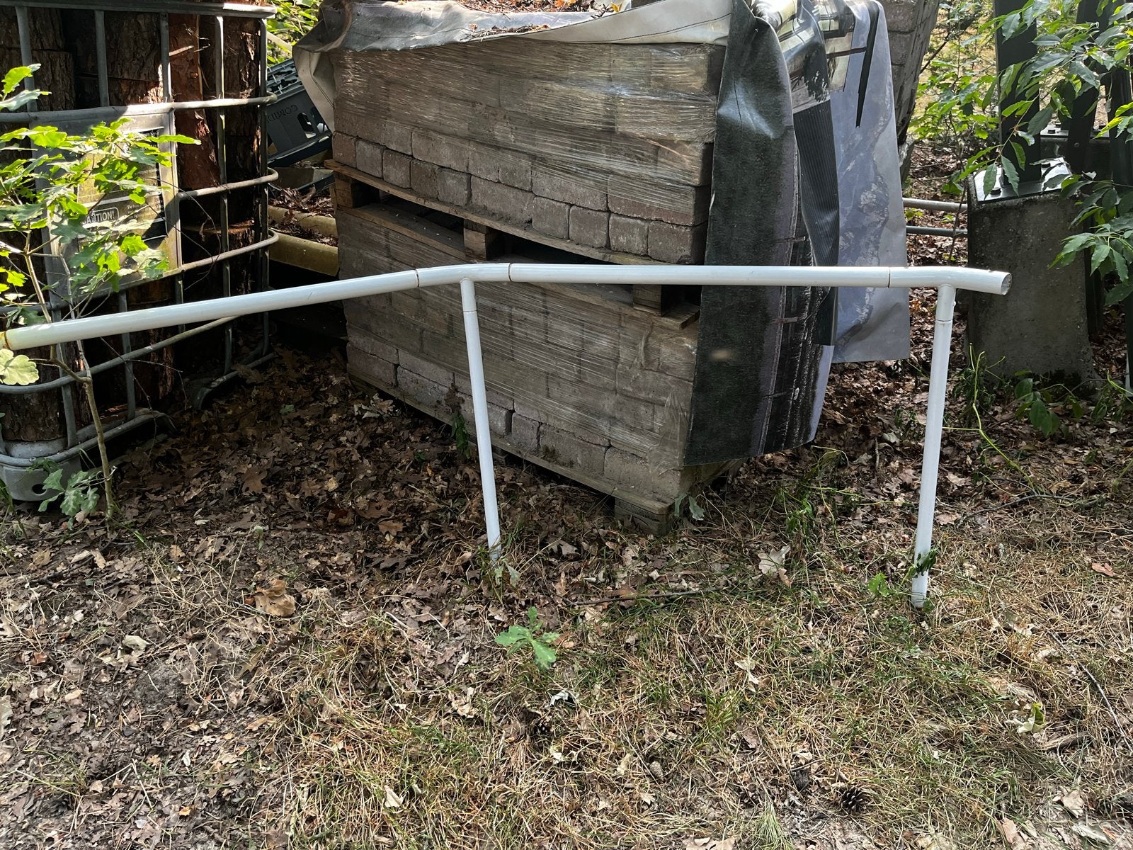 Metalen buizen grame voor zwembad, Tuin en Terras, Ophalen, Gebruikt, Minder dan 80 cm, Rond