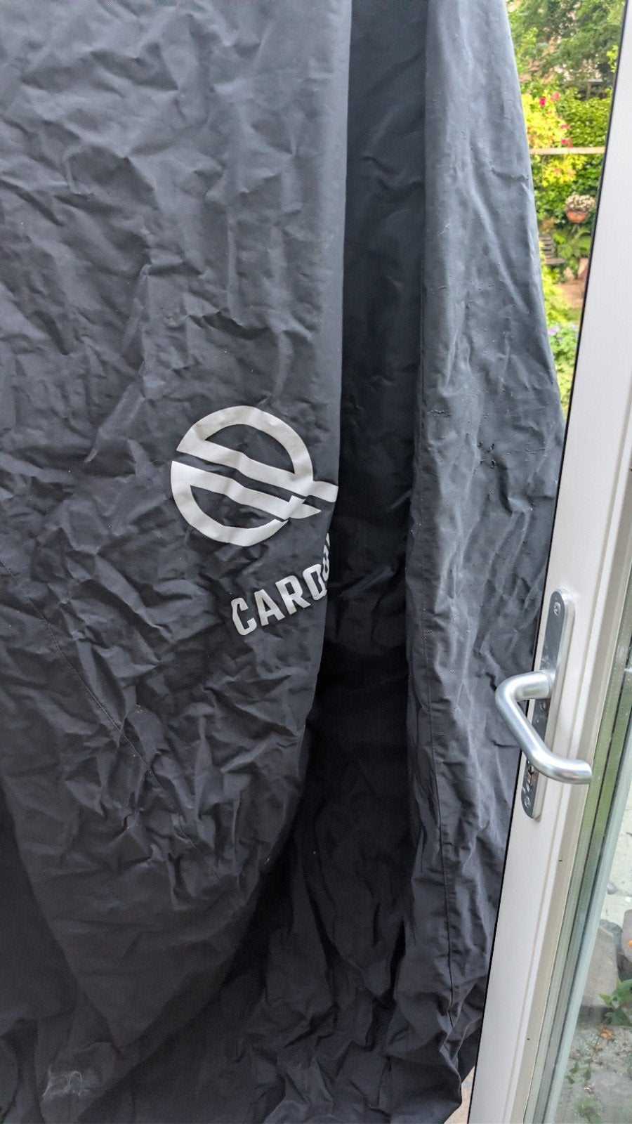 Carqon Bakfiets Regenhoes Cover - Kleine gaatjes, Ophalen of Verzenden, Gebruikt, Carqon