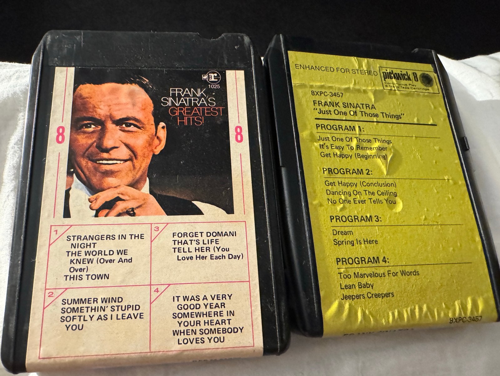 8track tapes Frank sinatra lot 2 tapes ., Ophalen of Verzenden, Onderdeel