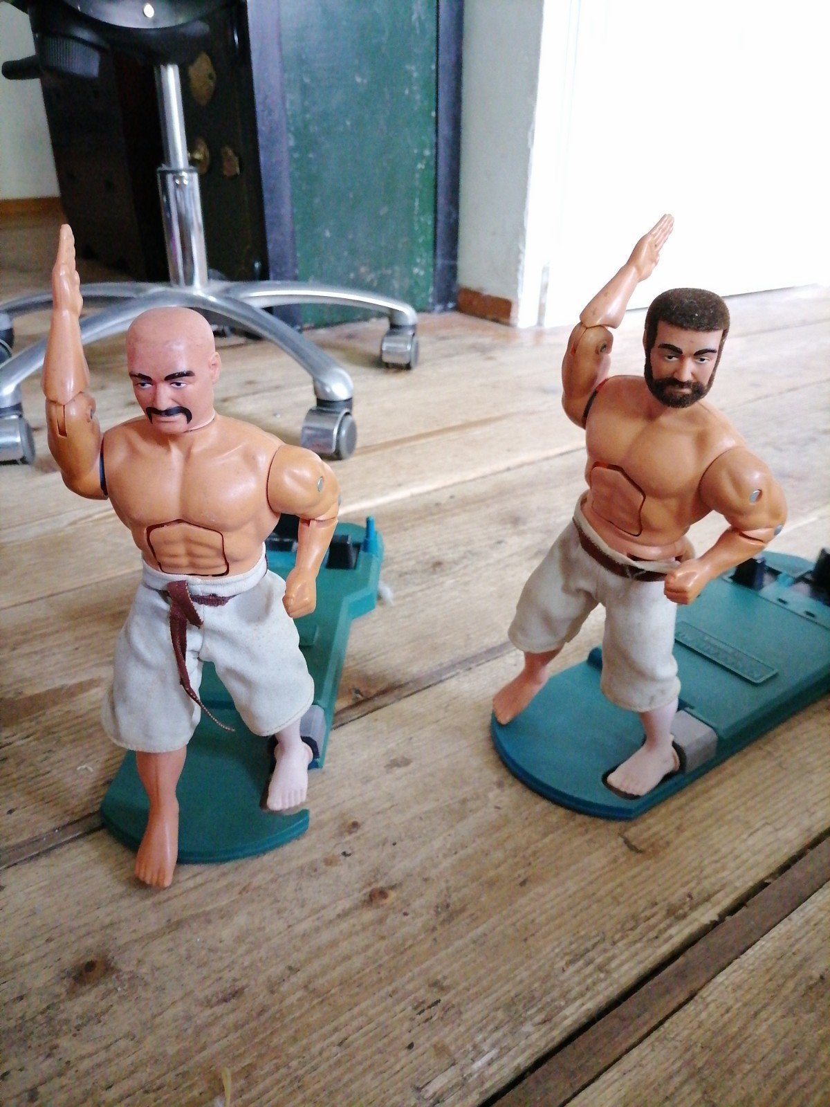 Vintage barbie poppen karaate men, Ophalen of Verzenden, Gebruikt, Fashion Doll