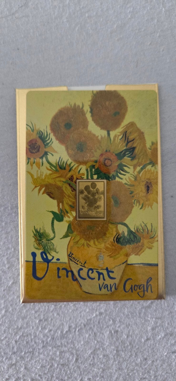 vincent van gogh 24 karaat goud, Ophalen of Verzenden, Goud