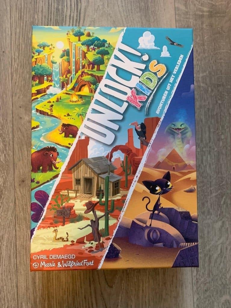 Unlock! Kids - Avonturen uit het verleden, Hobby en Vrije tijd, Gezelschapsspellen | Bordspellen, Ophalen of Verzenden, Zo goed als nieuw