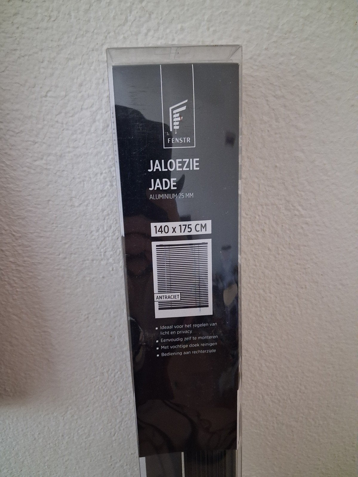 Antraciet kleur luxaflex NIEUW!!, Huis en Inrichting, Ophalen, Jaloezie, Kwantum, Nieuw