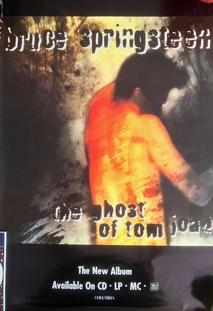Rare promo-poster Springsteen: The Ghost of Tom Joad 1995, Verzamelen, Posters, Ophalen, Rechthoekig Staand, Zo goed als nieuw
