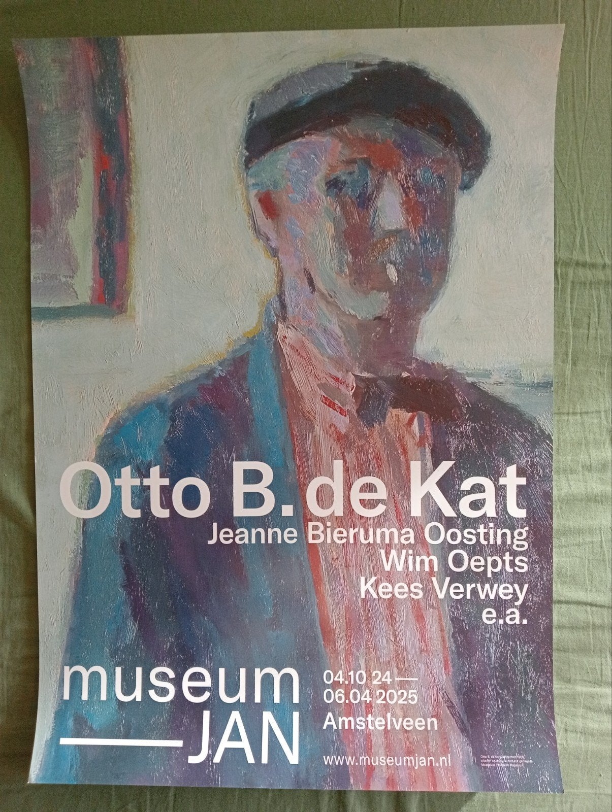 Otto B.de Kat Museum Jan  Affiche, Ophalen of Verzenden, Zo goed als nieuw, A1 t/m A3