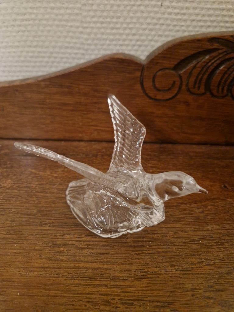 Vintage kristal vogel, Ophalen of Verzenden