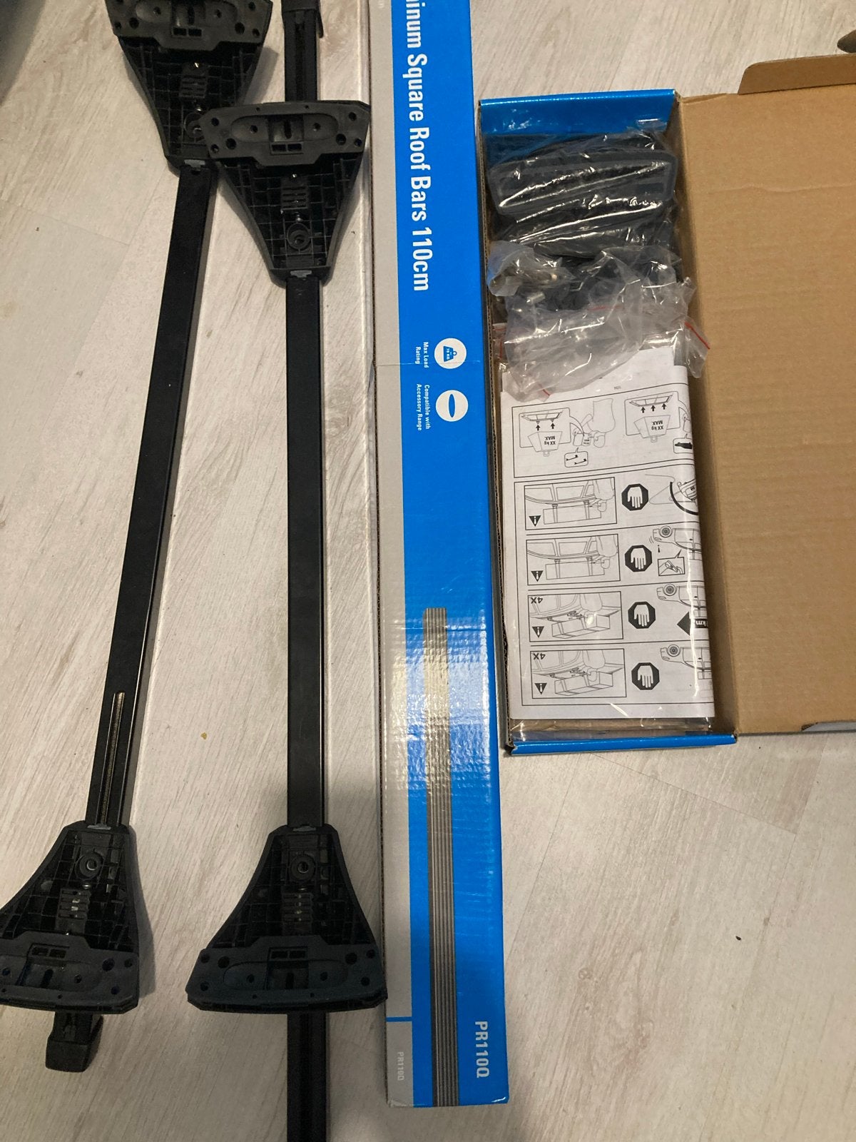 Prorack Aluminium Square Dakdragers 110cm, Auto diversen, Dakdragers, Ophalen of Verzenden, Zo goed als nieuw
