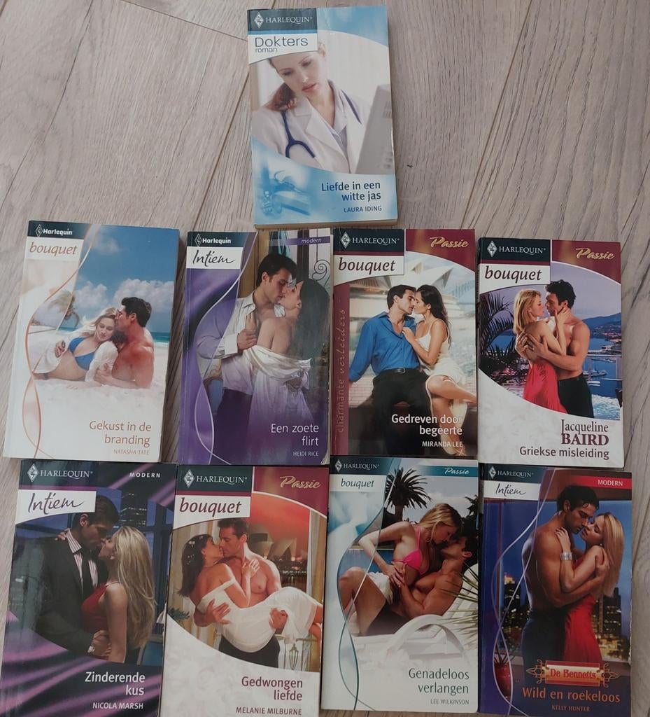 Harlequin Romans: Liefde, Passie en Romantiek (10 boeken), Ophalen, Gelezen, Diverse auteurs, Nederland