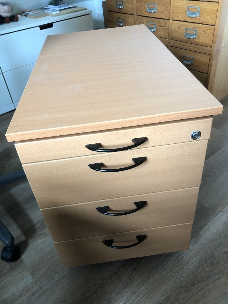 Ladeblok voor bij bureau., Ophalen, Overige typen, Gebruikt, Hout