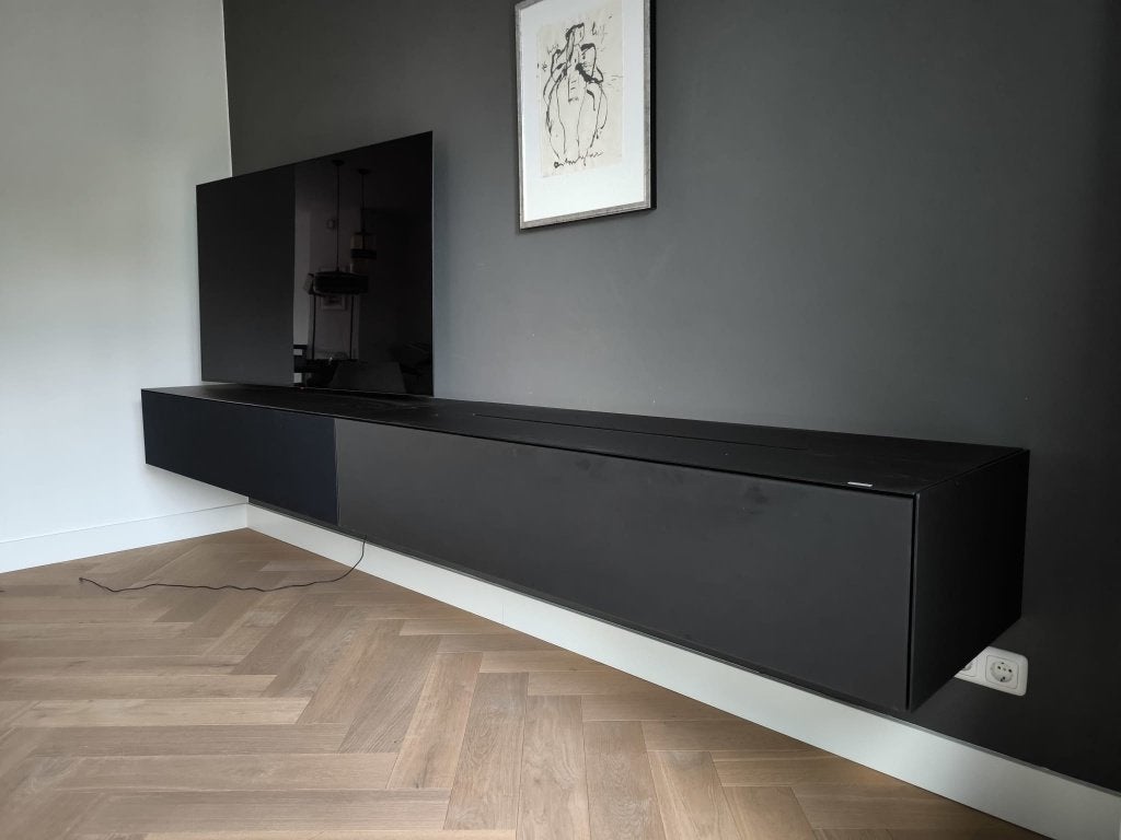 Spectral Ameno TV-/Audio meubel met Smart Flame Double!, Ophalen, Harderwijk, Zo goed als nieuw, 200 cm of meer