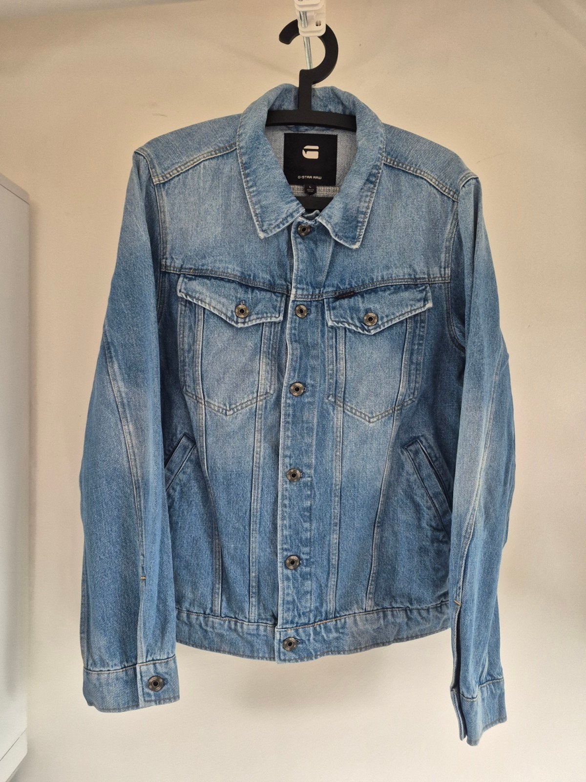 G-Star RAW spijkerjack maat L, Maat 52/54 (L), Blauw, Ophalen of Verzenden, Zo goed als nieuw
