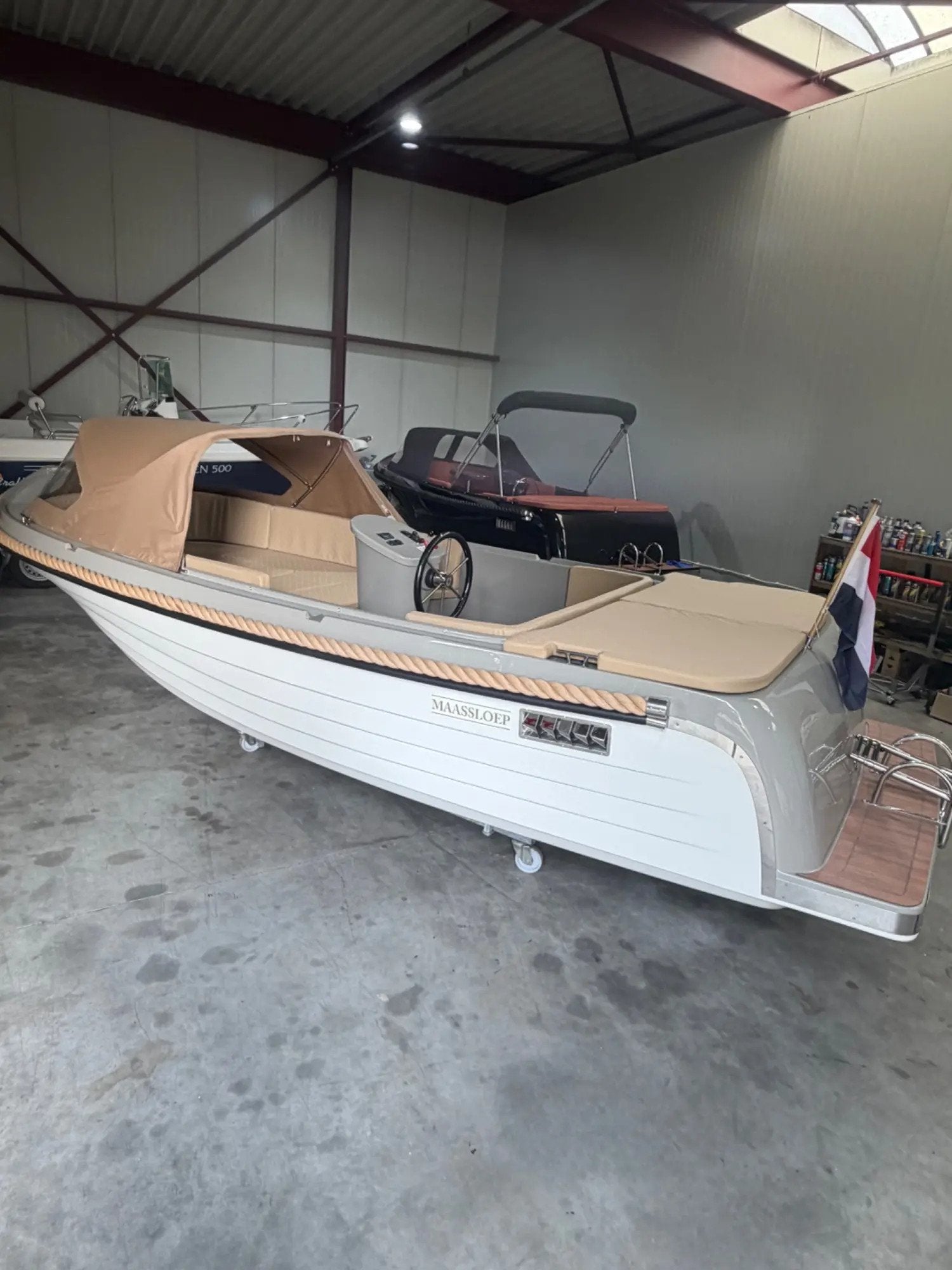 Maassloep 590 demo Honda 20pk van €22.950 voor €20.950,-, Overige materialen, Overige typen, Overige brandstoffen, Nieuw