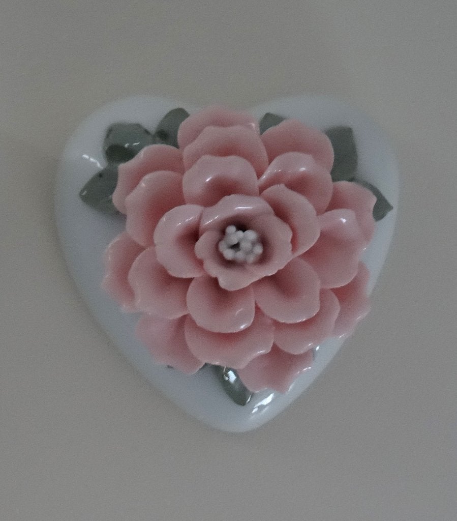 Trouwringendoosje / dekseldoosje, porselein, hartvorm, nieuw, Ophalen of Verzenden, Nieuw, Meerkleurig, Accessoires