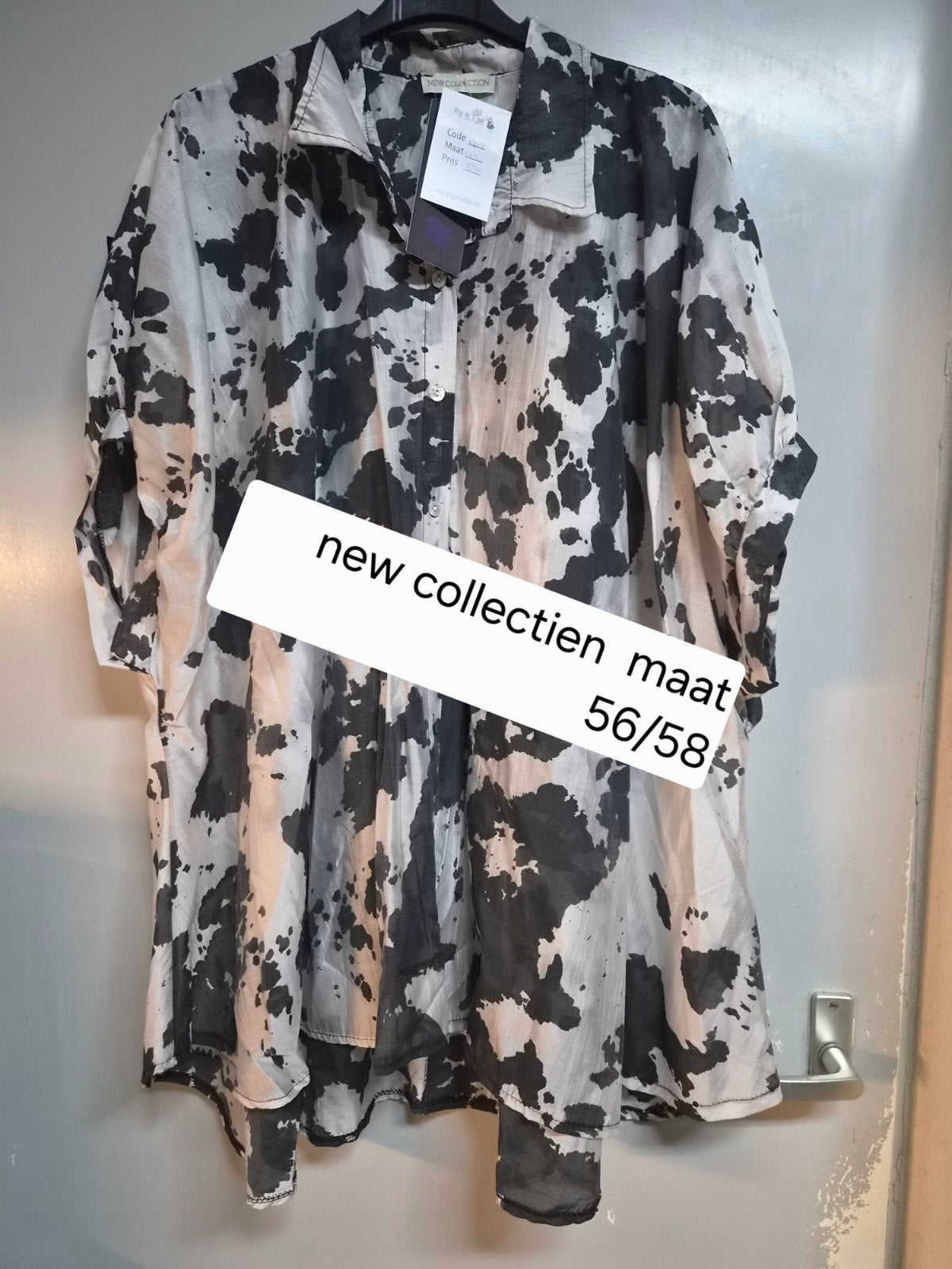 56/58 new Collectien, Kleding | Dames, Ophalen of Verzenden, Nieuw, Blauw, Blouse of Tuniek