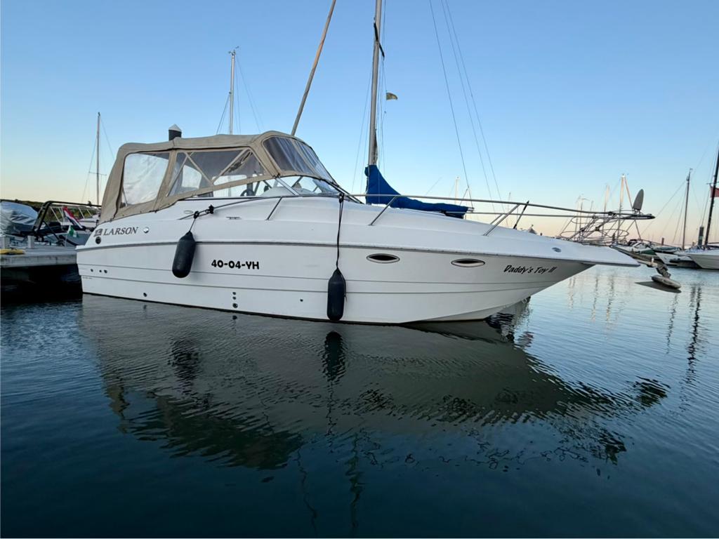 Prachtige Larson Cabrio 254 (2003) – Compleet en vaarklaar!, Watersport en Boten, Motorboten en Motorjachten, Gebruikt, Polyester