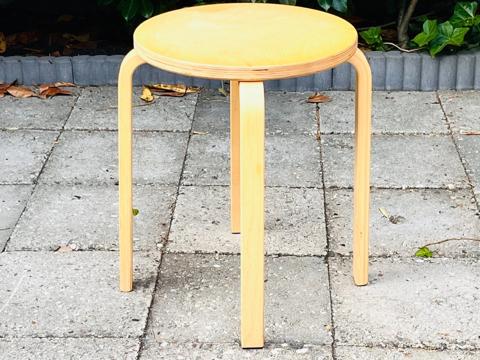 Vintage Frosta kruk Ikea, Ophalen of Verzenden, Zo goed als nieuw, Hout