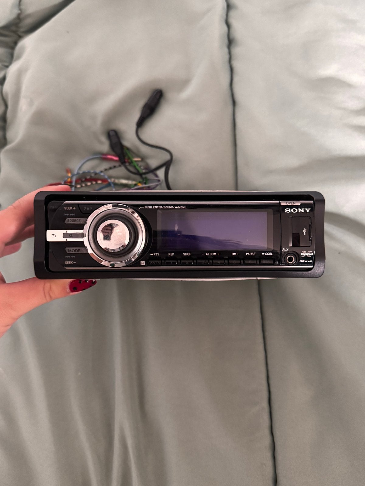 Sony CDX-GT740UI Autoradio met USB en AUX, Ophalen of Verzenden, Gebruikt