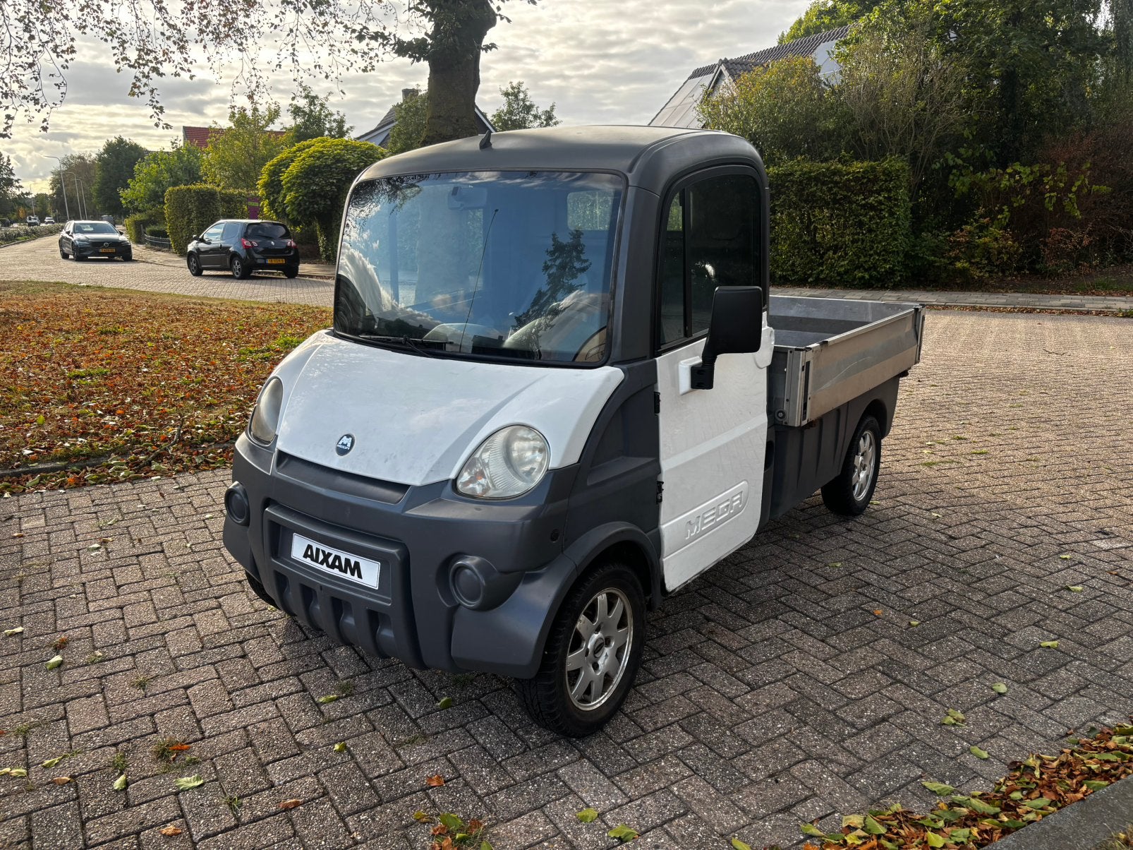 Aixam mega 2 pick-up brommobiel – onderhoud gehad werkt goed, Overige merken, Gebruikt, Ophalen of Verzenden, 16 km/u of meer