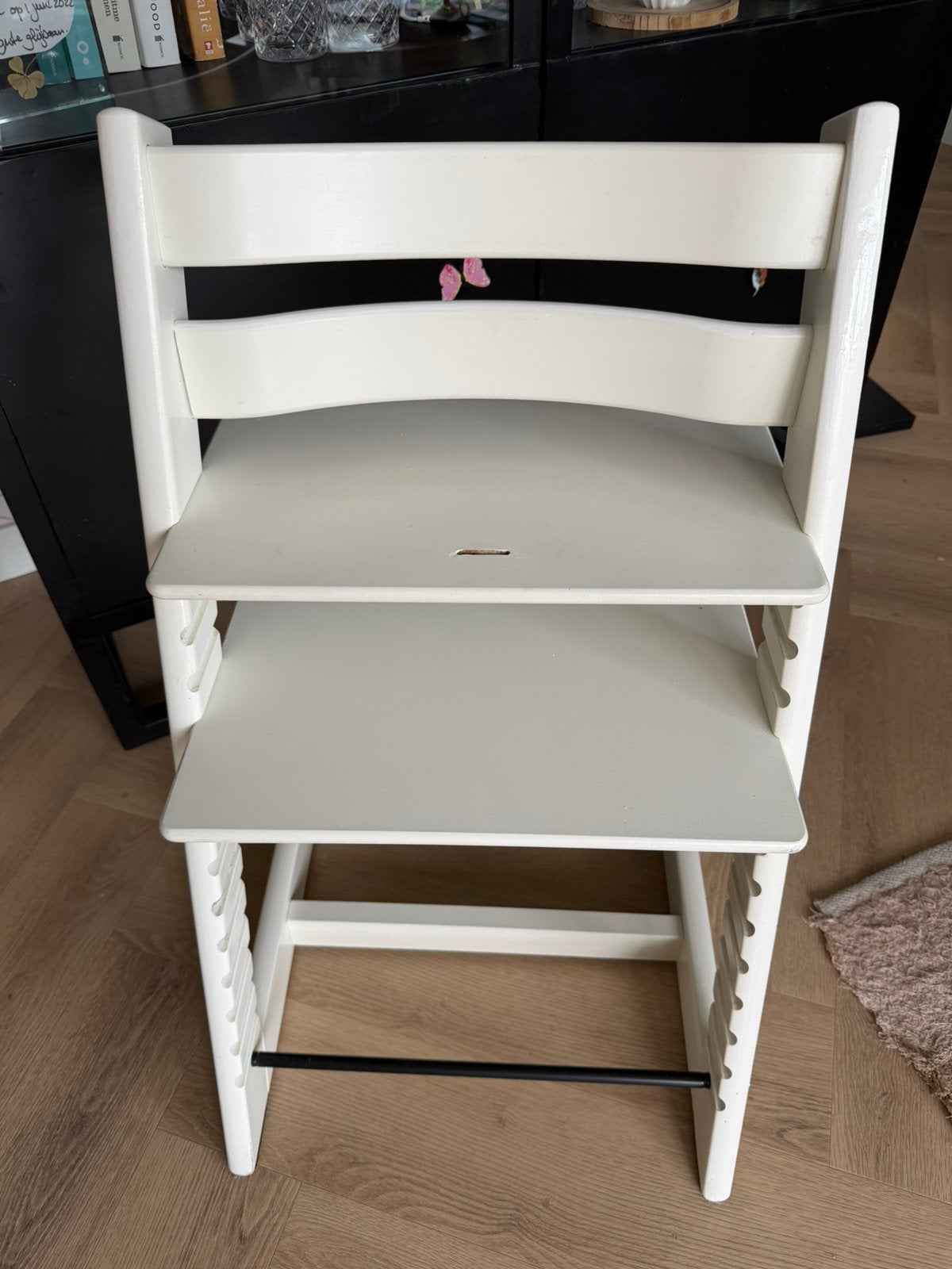 Stokke Tripp Trapp Wit Nieuw Model originele staat, Ophalen, Zo goed als nieuw, Meegroeistoel