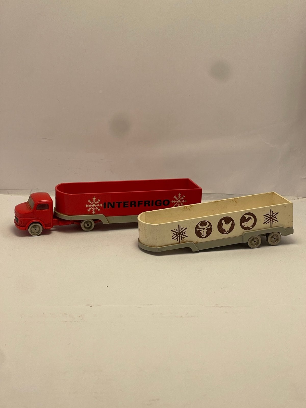 LEGO H0 Mercedes vrachtwagen + zeldzame trailers – jaren 60, Ophalen of Verzenden