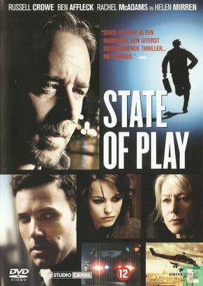 state of play ( crowe , mirren , affleck , mc adams ), Vanaf 16 jaar, Ophalen of Verzenden, Zo goed als nieuw, Actiethriller