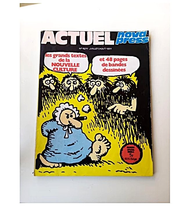 actuel nova press nr.10/11*1971*/Robert crumb, Gelezen, Overige gebieden, Ophalen of Verzenden, Meerdere comics