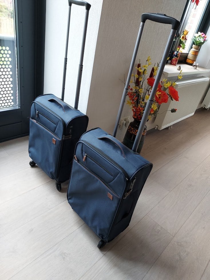2 Rolkoffers Trolley- Boardcase TSA-Cijferslot Nieuw, Ophalen, Overige materialen, 50 tot 60 cm, Nieuw