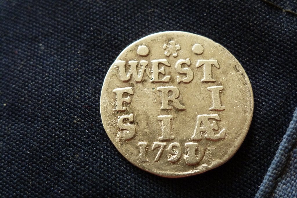 Provinciaal  mooie oude 2 stuiver zilver West Friesland 1791, Postzegels en Munten, Munten | Nederland, Vóór koninkrijk, Zilver