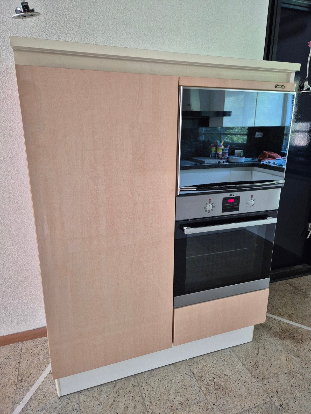 AEG inbouwoven – nette staat, Witgoed en Apparatuur, Ovens, Ophalen, Gebruikt, Combi-oven, Inbouw