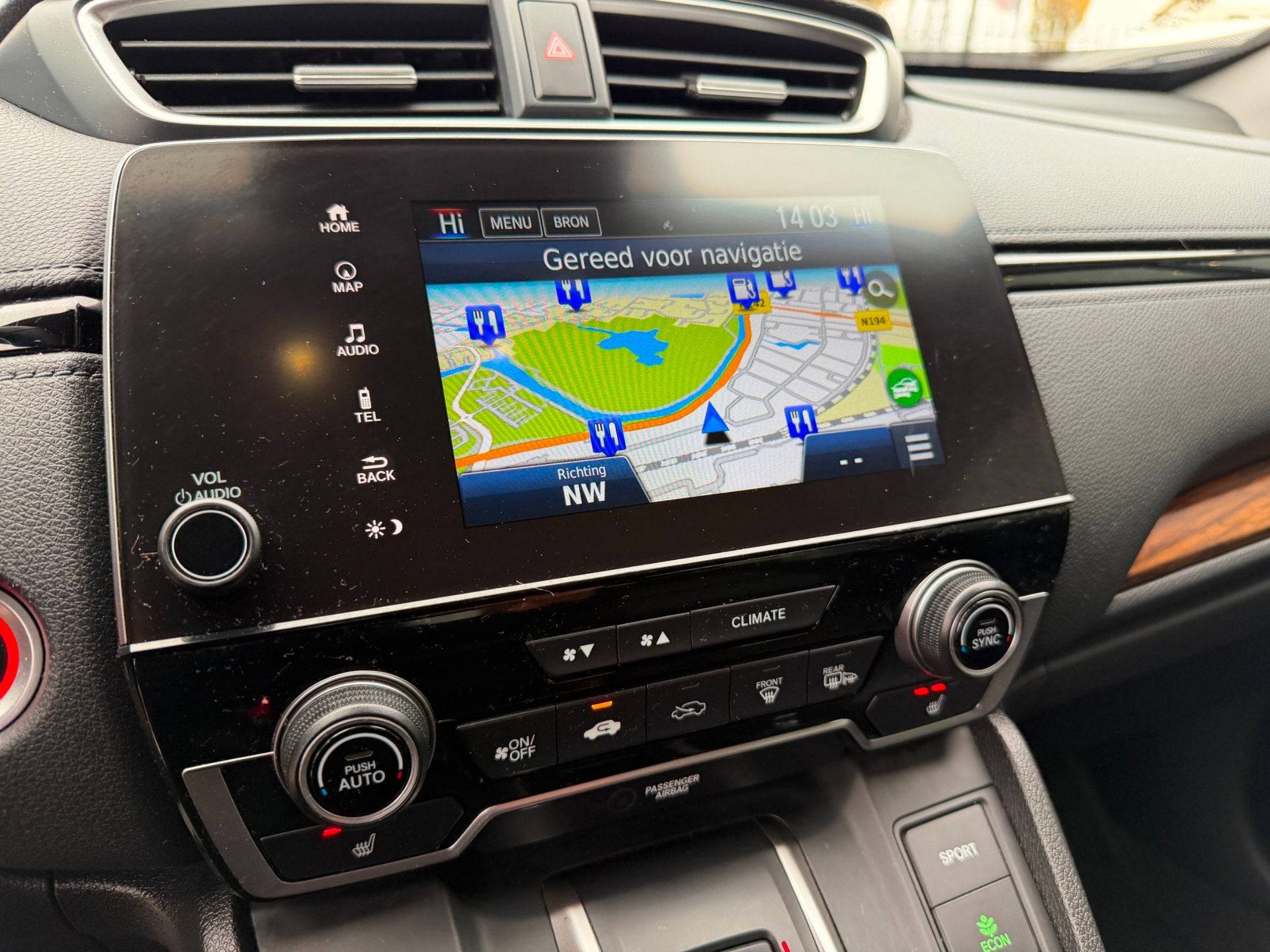 Honda CR-V 2.0 Hybrid AWD Lifestyle NAV|CAM|ACC|Trekhaak, Auto's, Automaat, Stof, Wit, Origineel Nederlands
