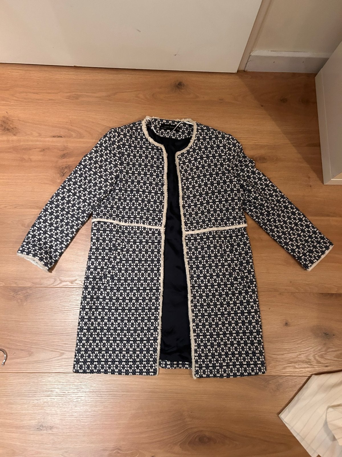 Zara Woman Jasje/Mantel - Maat S - Zo goed als nieuw, Kleding | Dames, Ophalen of Verzenden, Zo goed als nieuw, Maat 36 (S), Zwart