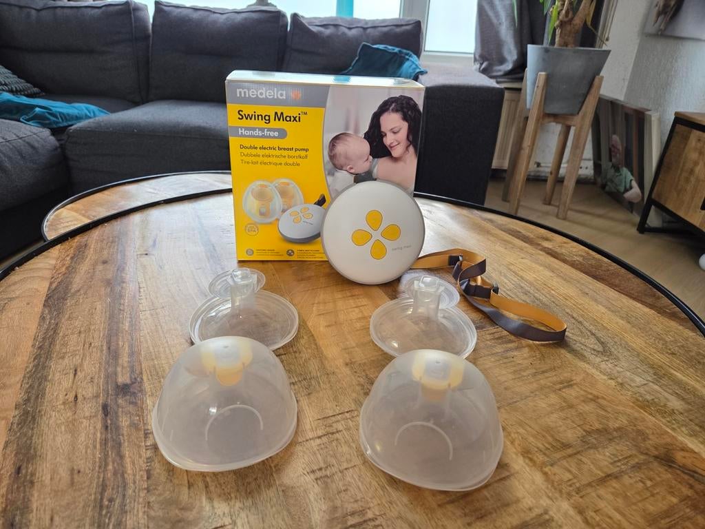 Medela Swing Maxi draadloze dubbele kolf, Ophalen of Verzenden, Zo goed als nieuw, Borstkolf