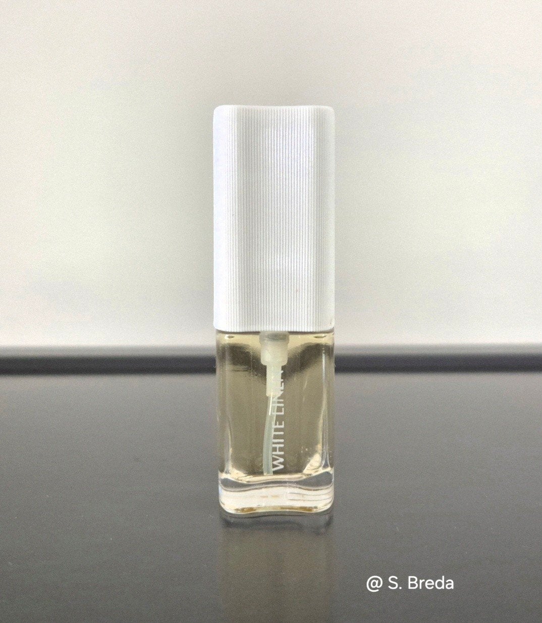 Estee Lauder - White Linen - volle Parfum miniatuur vapo, Ophalen of Verzenden, Zo goed als nieuw, Miniatuur, Gevuld