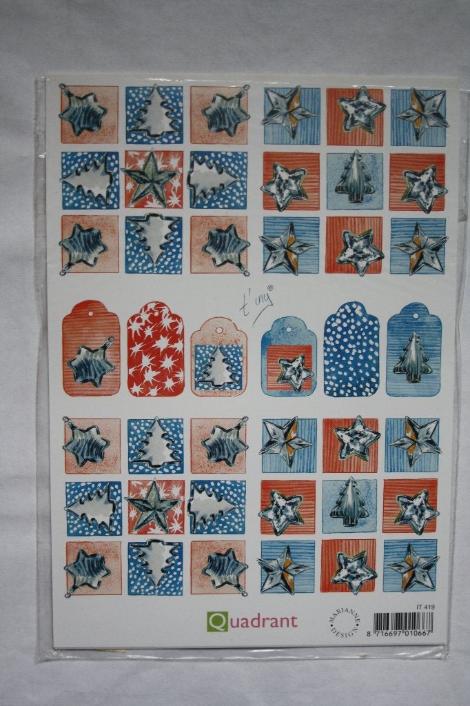 10 st. A5 knipvellen A5 3D marianne design 9966, Ophalen of Verzenden, Nieuw, Kerst, Knipvel