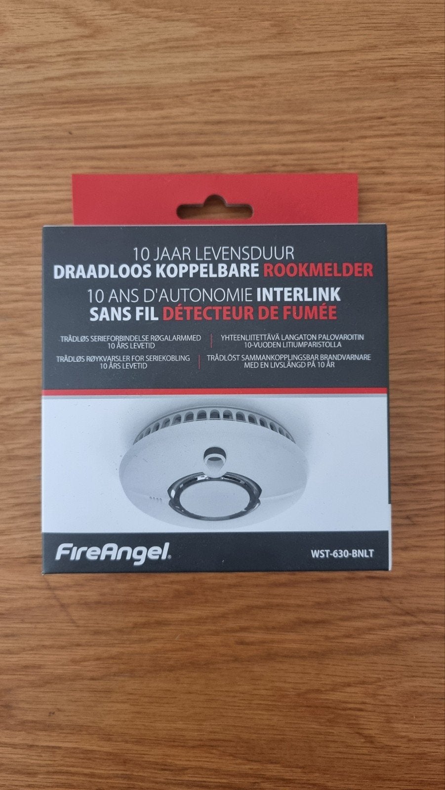 FireAngel WST-630-BNLT Draadloze Koppelbare Rookmelder, Detector, Sensor of Melder, Nieuw, Ophalen of Verzenden, Rook